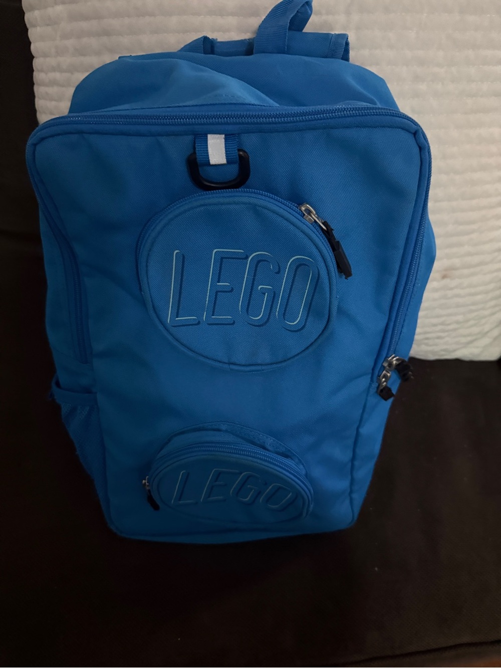 Lego Men’s Bright Blue Backpack with Front Logo Pockets